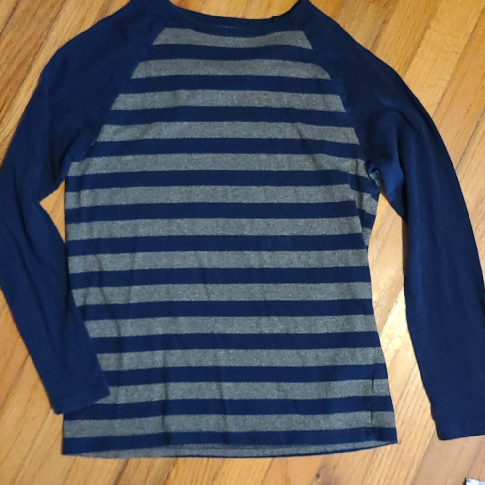 2 boys striped Children's Place long sleeve tees